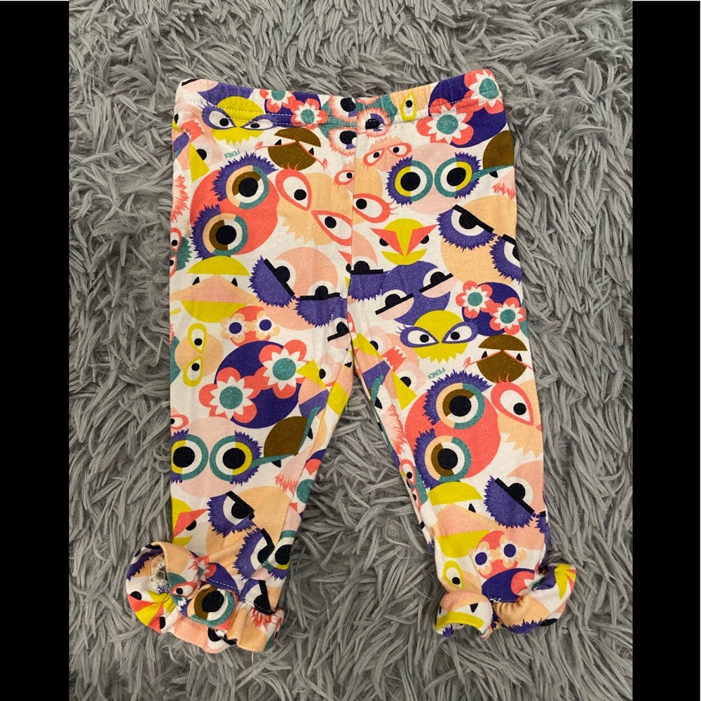 Authentic Fendi monster baby girl leggings pants 6 months